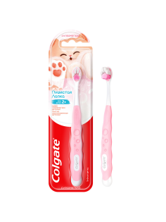 Зубная щетка Colgate Пушистая лапка супермягкая 2+