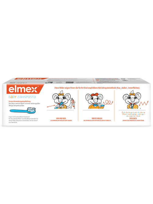 Зубная паста Elmex Защита от кариеса 0-2, 50мл