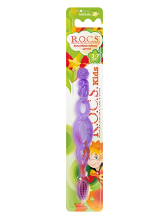 Зубная щетка детская R.O.C.S. Kids мягкая 3-7 лет