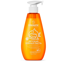 Зубная паста детская Synergetic Сладкий апельсин 3+, 240г