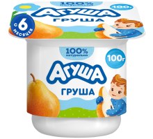 Творог детский Агуша Груша 3.9% с 6 месяцев, 100г