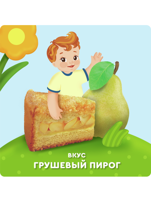 Пюре детское Агуша Грушевый, 80г