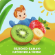 Пюре фруктовое детское Агуша Яблоко, банан, клубника и киви с 8 месяцев, 90г х 10 шт