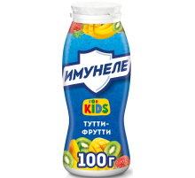 Напиток кисломолочный детский Имунеле For Kids Тутти-фрутти 1.5% с 3 лет, 100г