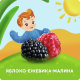 Пюре фруктовое детское Агуша Яблоко, ежевика и малина с 5 месяцев, 90г х 10 шт