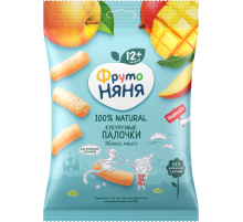 Кукурузные палочки детские ФрутоНяня Яблоко и манго с 12 месяцев, 20г