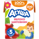 Сок детский Агуша Яблоко и шиповник с 5 месяцев, 200мл