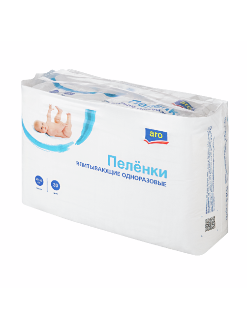 aro Пеленки одноразовые впитывающие 40 x 60см, 30шт