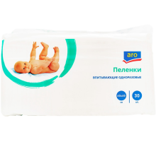 aro Пеленки для детей впитывающие одноразовые 60 х 60см, 30шт