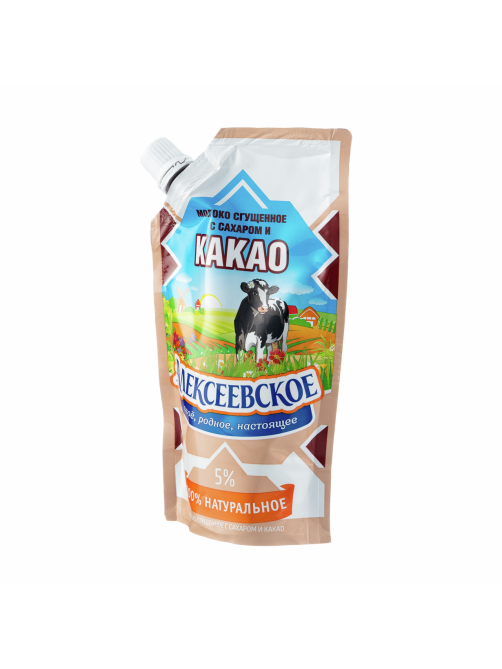 Молоко сгущенное Алексеевское с какао 5%, 270г