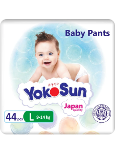 Подгузники-трусики YokoSun L 9-14кг, 44шт