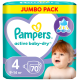 Подгузники Pampers active baby-dry maxi 8-14кг, 70шт