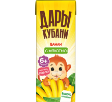 Нектар Дары Кубани банановый, 200мл