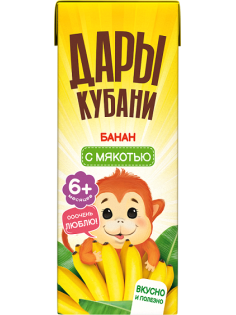 Нектар Дары Кубани банановый, 200мл