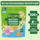 Каша сухая детская Gipopo Мультизлаковая молочная Банан и яблоко с 6 месяцев, 200г