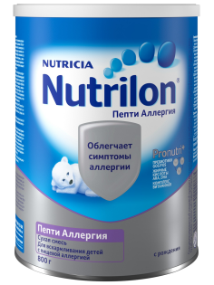 Смесь молочная детская Nutrilon Пепти Аллергия с рождения, 800г
