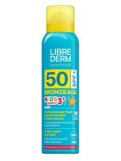 Спрей-вуаль солнцезащитный детский Librederm Kids Водостойкий SPF50+, 150мл