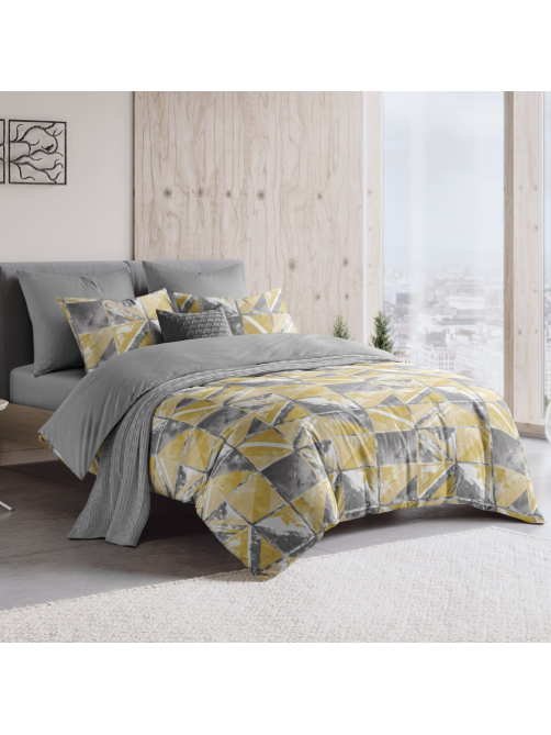 Комплект постельного белья Guten Morgen Golden Marble из поплина полутораспальное