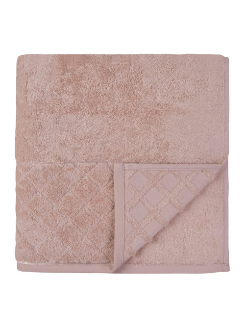 Полотенце Tessolo Home махровое миконос розовое 550г, 70 x 140см