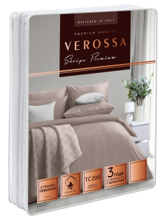 Комплект постельного белья Verossa Stripe эфир евро