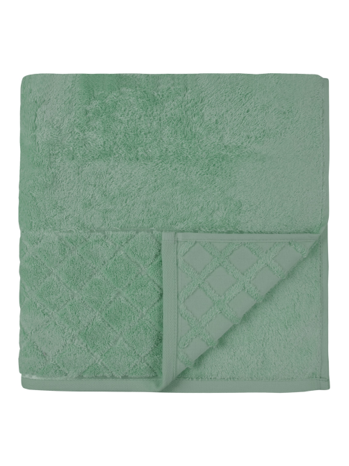 Полотенце Tessolo Home махровое миконос зеленое 550г, 70 x 140см