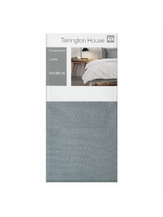 Tarrington House Пододеяльник сатин темно-серый, 215 x 220см