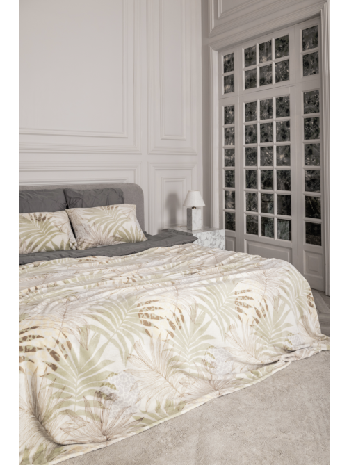 Плед Tessolo home Риеско микровелюр 200г бежевый, 150 х 200см