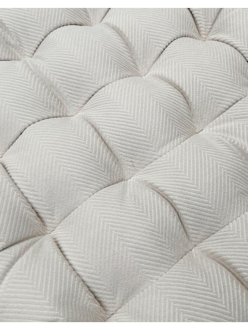 Сидушка 23rd Avenue Herringbone с тафингом кремовая, 38 x 38см