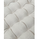 Сидушка 23rd Avenue Herringbone с тафингом кремовая, 38 x 38см