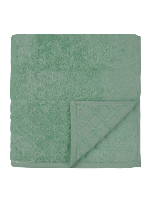 Полотенце Tessolo Home махровое миконос зеленое 550г, 50 x 90см