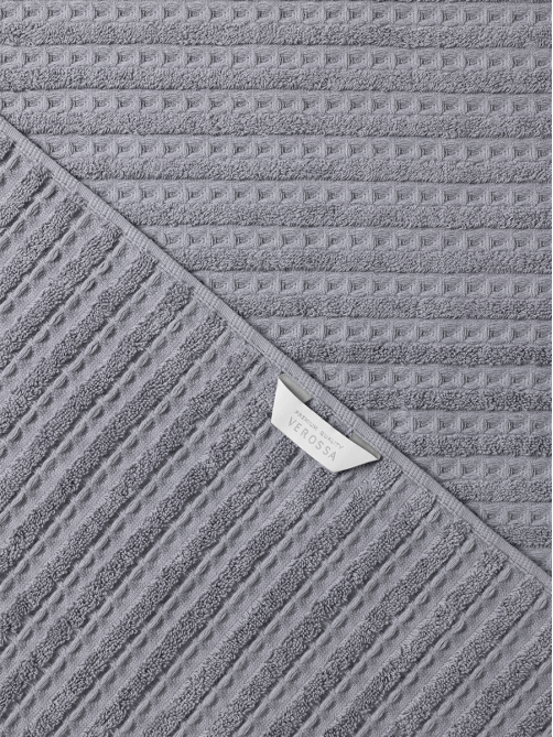 Полотенце Verossa Pique Texture Графит махровое 430г, 70 x 140см