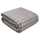 Плед Tessolo Home Пье-де-Пуль микровелюр серый, 200 x 220см