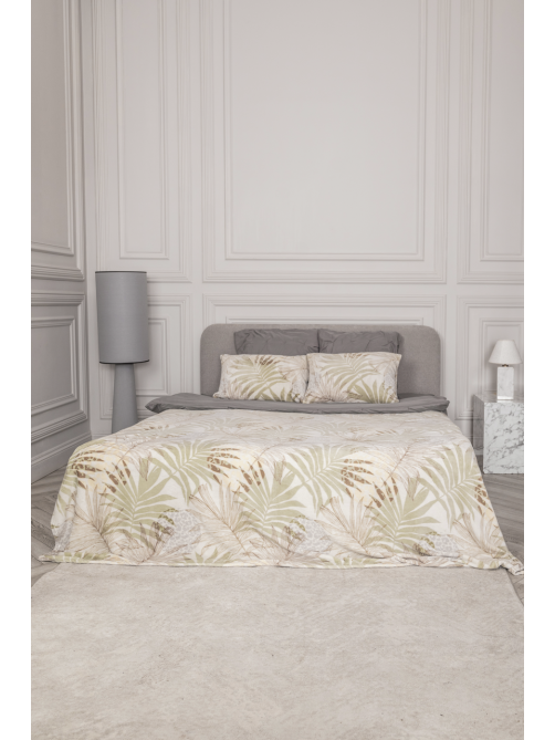 Плед Tessolo home Риеско микровелюр 200г бежевый, 150 х 200см