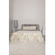 Плед Tessolo home Риеско микровелюр 200г бежевый, 150 х 200см