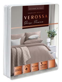 Комплект постельного белья Verossa Stripe Эфир двуспальное