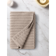 Полотенце Verossa Pique Texture Кофе махровое 430г, 50 x 90см
