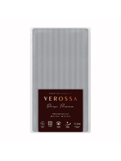 Наволочка Verossa Silver Moon страйп-сатин, 70 x 70см