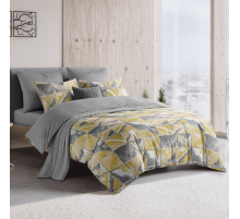Комплект постельного белья Guten Morgen Golden Marble из поплина евро