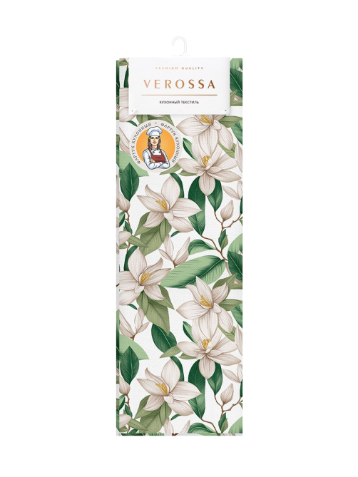 Фартук Verossa Gen Магнолия кухонный хлопчатобумажный, 75 x 62см