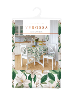 Скатерть Verossa Gen Магнолия 100% хлопок, 144 x 200см