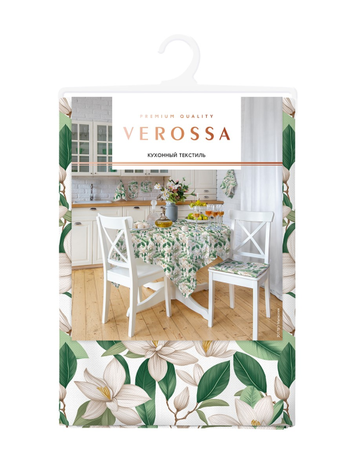 Скатерть Verossa Gen Магнолия 100% хлопок, 144 x 200см