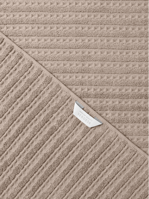 Полотенце Verossa Pique Texture Кофе махровое 430г, 50 x 90см