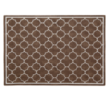 Салфетка Remiling Household Grace коричневый с вышивкой, 43 x 30см