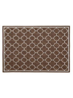 Салфетка Remiling Household Grace коричневый с вышивкой, 43 x 30см