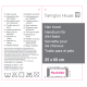 Tarrington House Полотенце для волос голубое из микрофибры, 25 x 60см