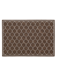 Салфетка Remiling Household Royal коричневый с вышивкой, 43 x 30см