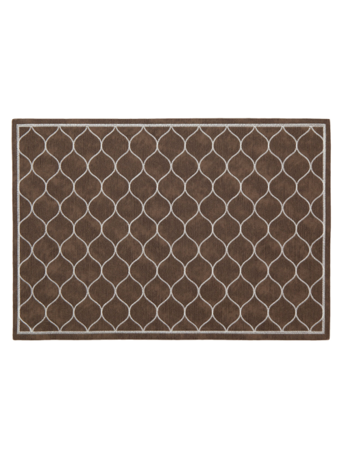 Салфетка Remiling Household Royal коричневый с вышивкой, 43 x 30см