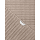 Полотенце Verossa Pique Texture Кофе махровое 430г, 70 x 140см