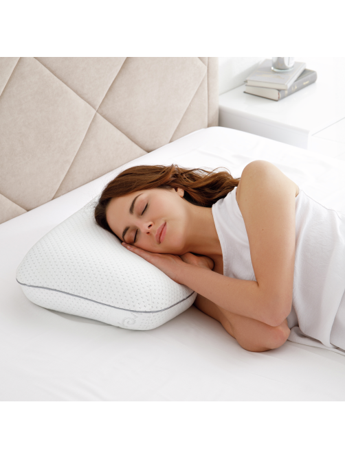 Подушка Dargez Silver Spa эргономичная, 38 х 58 х 13см