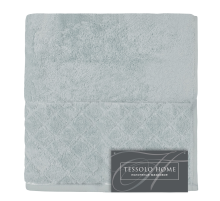 Полотенце Tessolo Home махровое миконос аква-голубое 550г, 50 x 90см